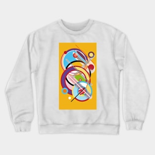 Expressive automatism abstract 8300. Crewneck Sweatshirt